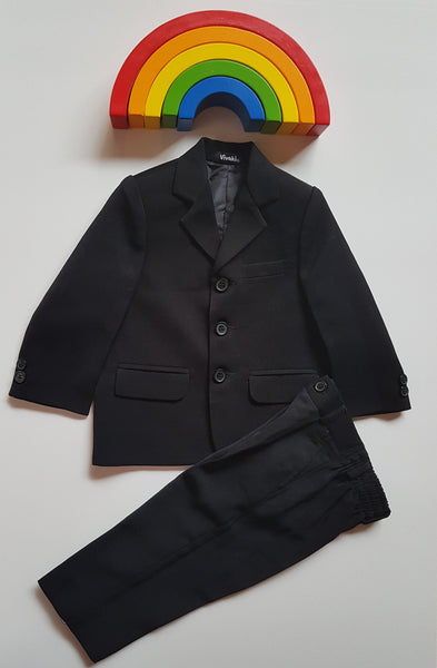 Black jacket suit