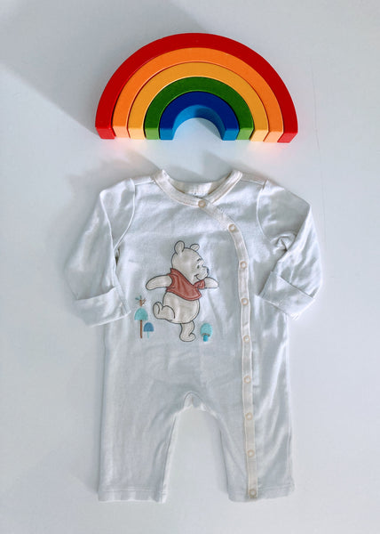 Unisex pooh bear onesie