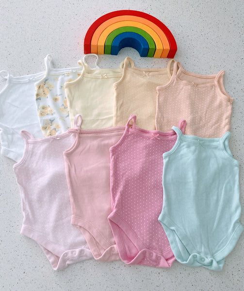 Girls set of 9 bodysuits