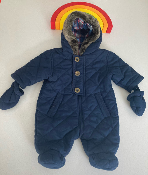 Boys blue snowsuit