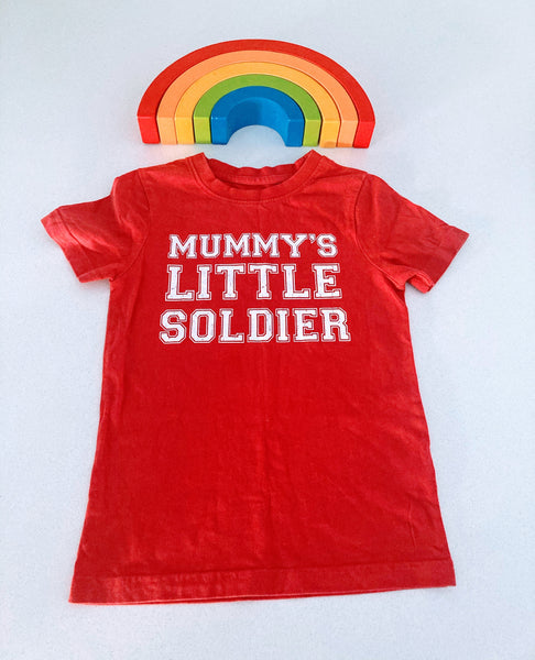 Mummy’s little soldier