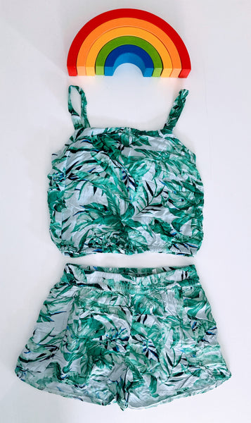 Green palm 2 piece set