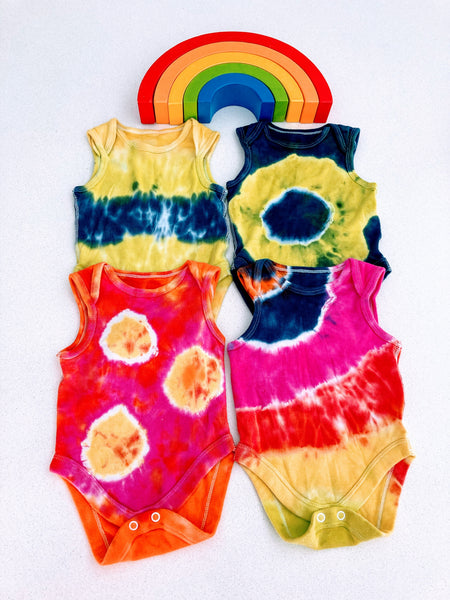 Tie dye bodysuits