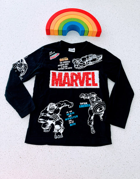 Marvel sequin top