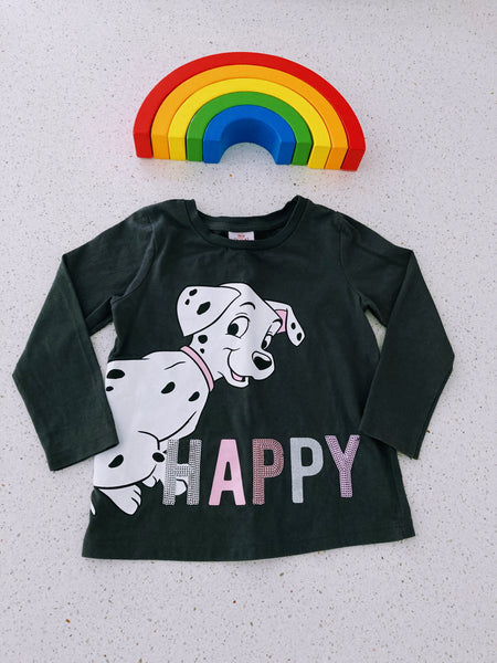 Happy Dalmatian top