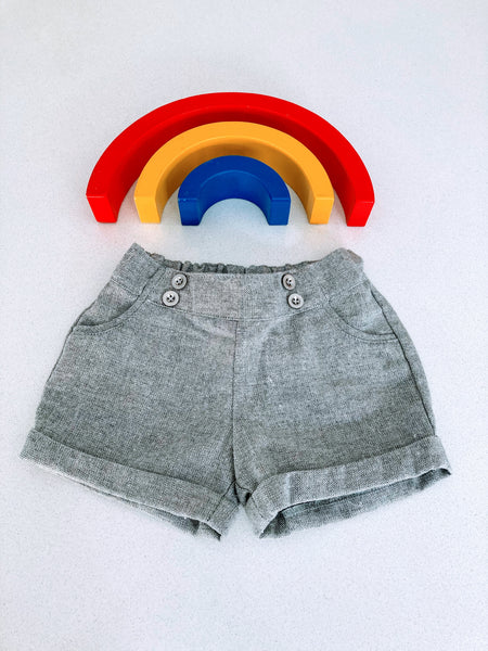 Grey girls summer shorts