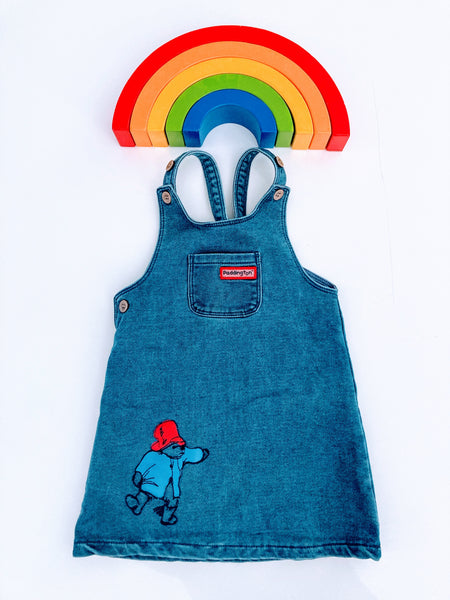 Paddington bear denim dress