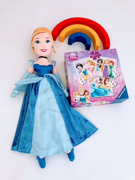 Cinderella plush and puzzles