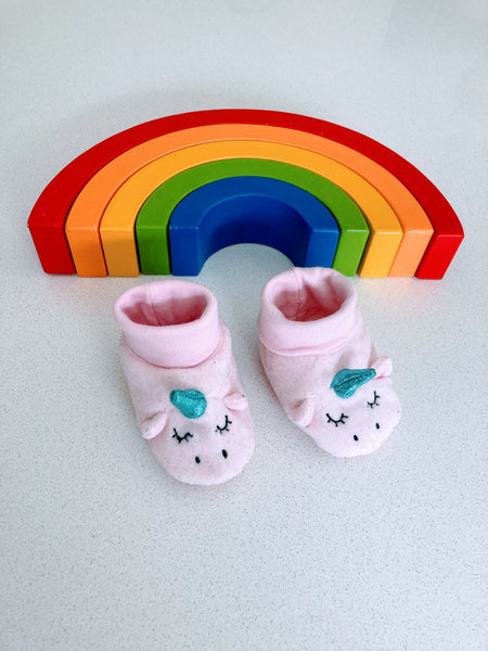 Unicorn booties