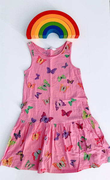 Butterfly pink dress